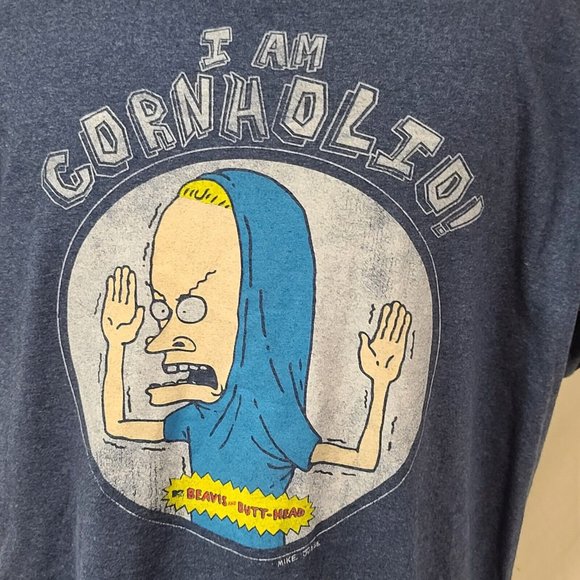 2012 MTV Beavis and Butthead XXL I Am The Great Cornholio Mike Judge T-Shirt - Picture 3 of 9